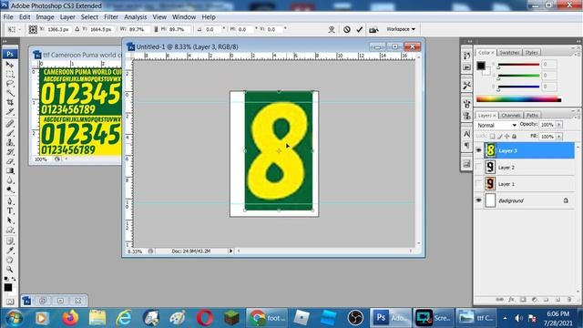 How to create foot ball fonts. смотреть онлайн