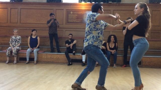 MamboJazz Salsa On1 Advanced class at SOS London смотреть онлайн