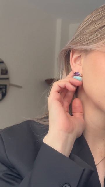 Новинка! Арт серьги от Мосс Тренд на серьги из натуральных камней 2023 смотреть онлайн