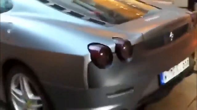 Matte grey Ferrari F430 смотреть онлайн