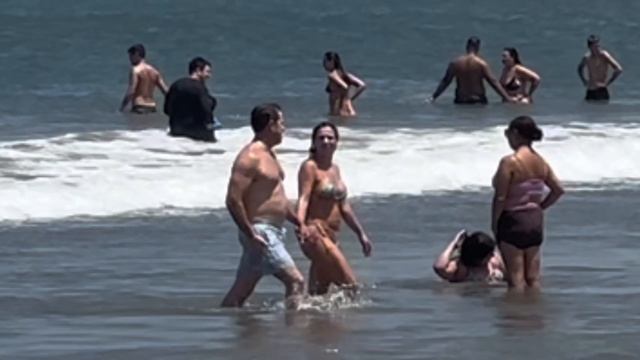 Солнечные дни на пляже Бразилии: прогулка по побережью смотреть онлайн