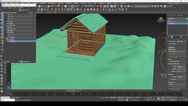 3D Max TyFlow Snow Tutorial. The minutes when tyflow is shown are shown slowly #3dsmax #tyflow смотреть онлайн
