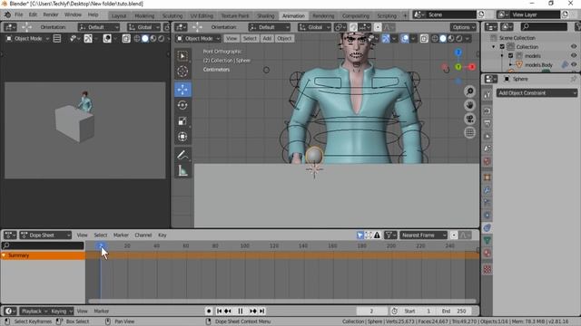 Holding Picking Droping Objects In Blender 2.8x смотреть онлайн