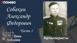 Собакин Александр Федорович. Часть 1. Проект "Я помню" Артема Драбкина. Артиллеристы.