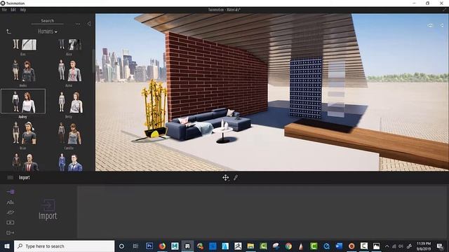 Twinmotion Tutorials Adding Furniture Part 01 смотреть онлайн
