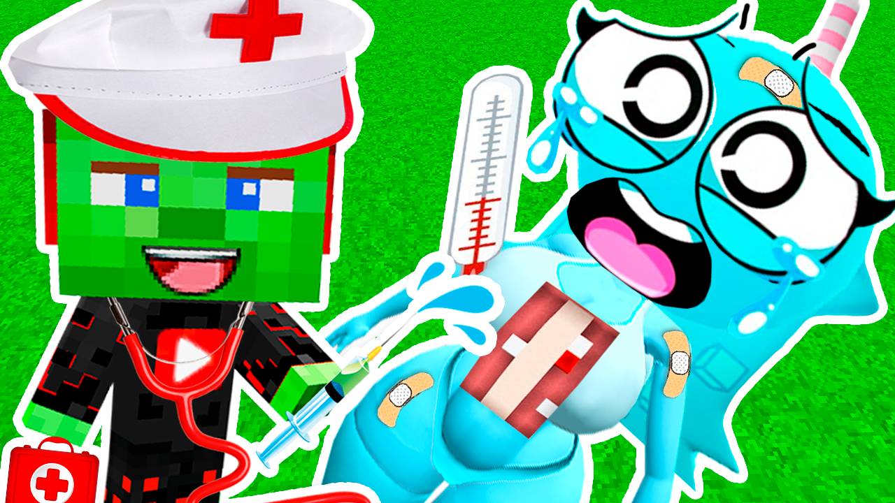 ДЕВУШКА АКВА ЛЁД СПРУНК ЗАБОЛЕЛА и Я СДЕЛАЛ ЕЙ ОПЕРАЦИЮ в МАЙНКРАФТ смотреть онлайн