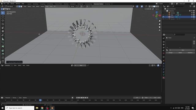 Blender Tutorial: How to Create Abstract Animation with Geometry Proximity Nodes! смотреть онлайн