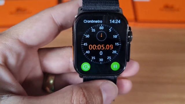 MELHOR REVIEW DO W69 ULTRA MINI 45MM | COM JOGOS DE REALIDADE VIRTUAL 😱 смотреть онлайн