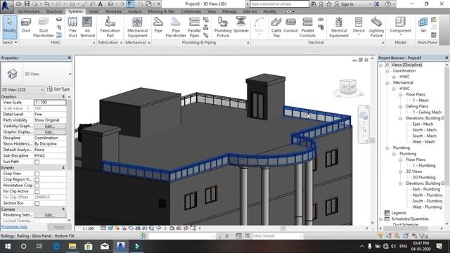 DEMO Office Architectural Building | Revit MEP | 3D Building OnYourScreen смотреть онлайн