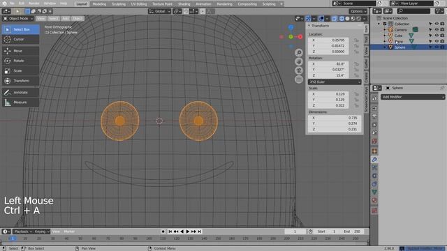 Glowing ghost Blender Tutorial смотреть онлайн