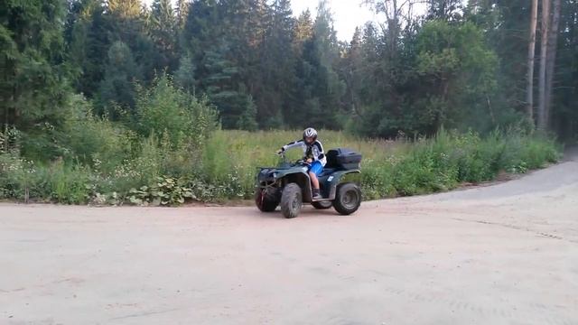 Дрифт Yamha Grizzly 350 смотреть онлайн