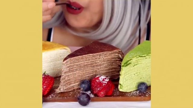 ASMR🎂🍡🍭сладости 💖очень аппетитно смотреть онлайн