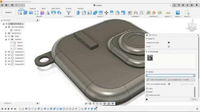Polaroid Camera Keychain Design | #autodesk #fusion 360 смотреть онлайн