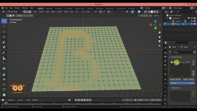 blender quick trick selection with vertex group смотреть онлайн