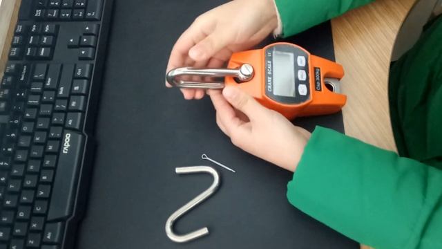 How To Assemble And Use 300kg Electronic Digital Portable Crane Scale? Calibration Limit Unboxing