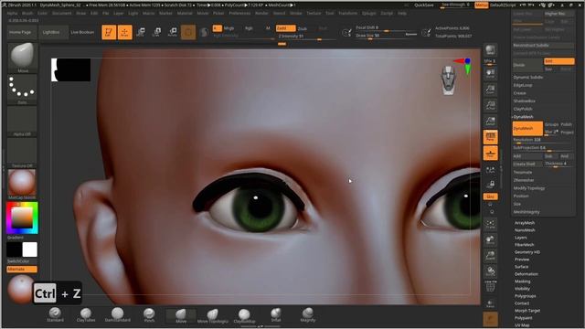 Zbrush Stylized Head Sculpting with Nalini Kanta Jena смотреть онлайн