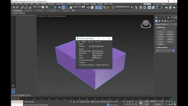 SNAP TOOL |TYPES | SNAP SETTINGS | 3DS MAX TUTORIAL IN TAMIL | SMT смотреть онлайн