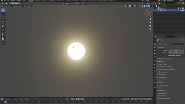 GLowing Sphere Blender смотреть онлайн