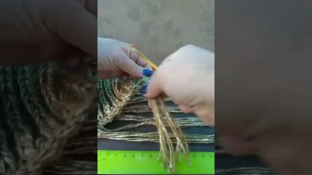 Вязание шарфа часть 3 смотреть онлайн