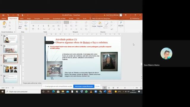 Aula de Arte 6º C 02 08 2021 смотреть онлайн