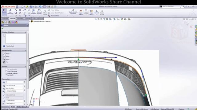 How to model a car in SolidWorks-Part 06 | SolidWorks Share смотреть онлайн