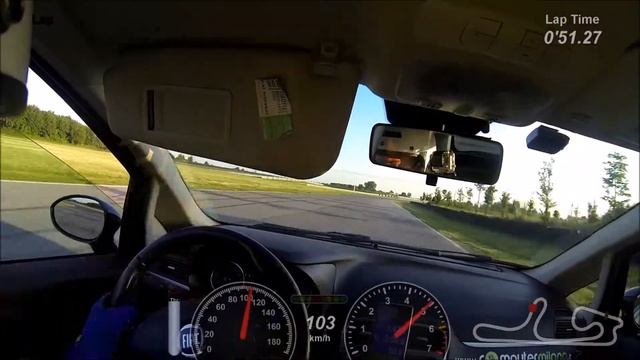 Fiat Grande Punto 1.4 T-Jet Sport @garrett 1446, Cremona Circuit on-board OPL 26/05/2017 смотреть онлайн