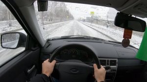 2011 LADA PRIORA 1.6L (98) POV TEST DRIVE