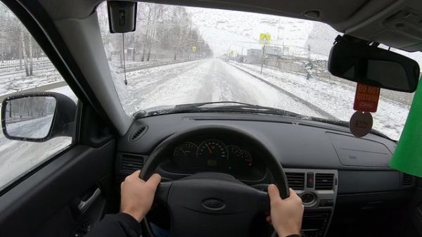 2011 LADA PRIORA 1.6L (98) POV TEST DRIVE