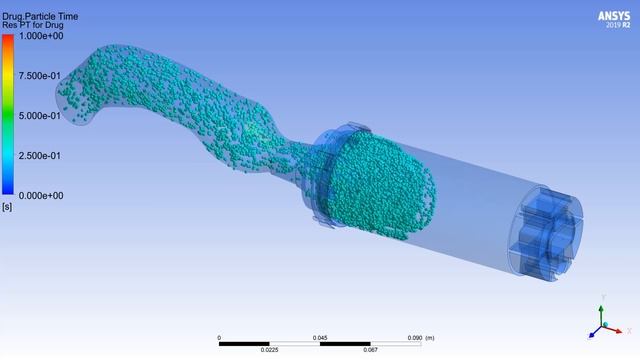 CFD Simulation of an Inhaler Spacer (AeroChamber+) смотреть онлайн