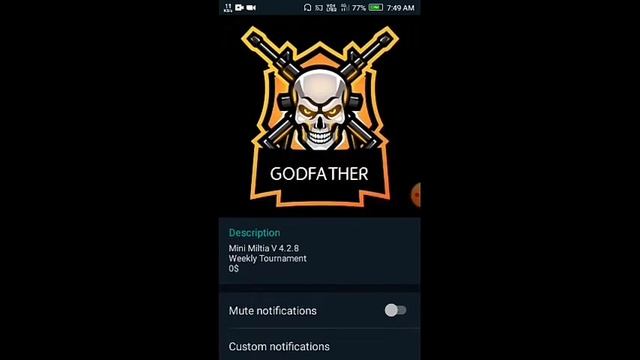 MiniMilitia V 4.2.8 GODFATHERS TOURNAMENT [WEKKLY] смотреть онлайн