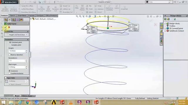 52 Solidworks practice simple drawing and learn ansys data смотреть онлайн