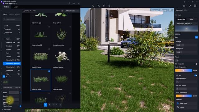 How To Create Photo-Realistic Green Areas In D5 Render смотреть онлайн