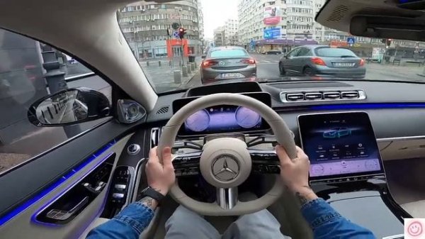 Mercedes-Benz S-class (W223) | TEST DRIVE | ride around the city