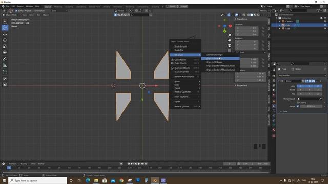 mirror modifier in blender for beginner tamil смотреть онлайн