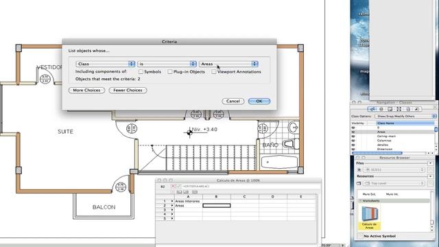 RV - 011 - Calculo de Areas en Vectorworks смотреть онлайн