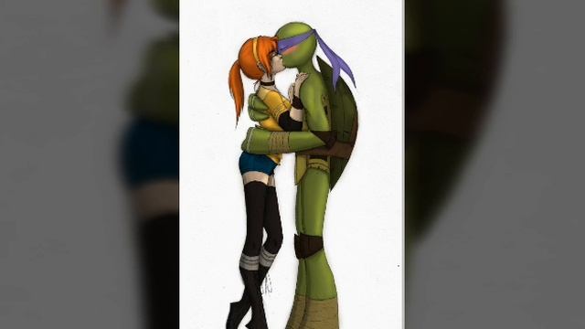 Donatello X April (Apriltello) Tmnt 2012 Numb