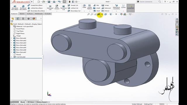 Exercise 16 | Solidworks | Eng Ramy Amer смотреть онлайн