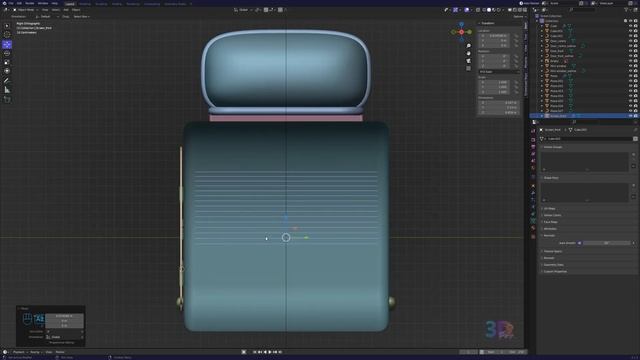 Blender 3.1 Tutorial - qucik & easy modeling using curves - Blender 3d design смотреть онлайн