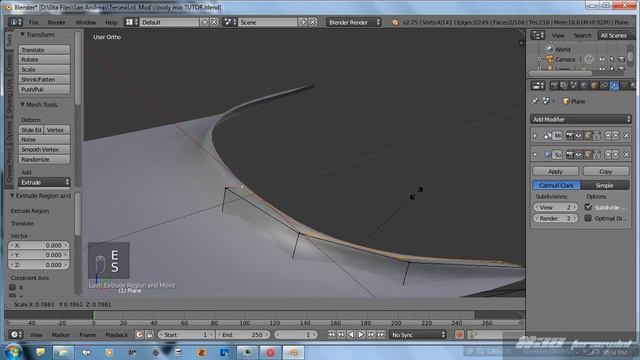 Blender 3D Modelling Body Mio + Voice Ganteng Part 2 смотреть онлайн