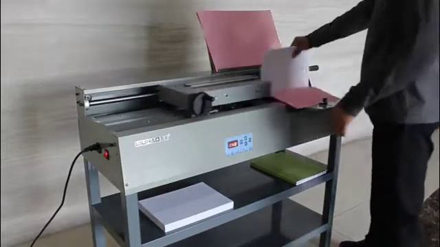 50FT semi automatic glue binding machine смотреть онлайн