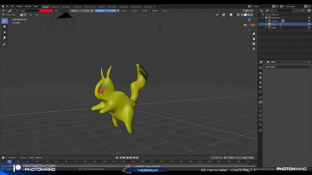 Speed Modelling Pikachu... from memory. Blitzing with Blender #blender #pikachu #blitzingwithblende смотреть онлайн