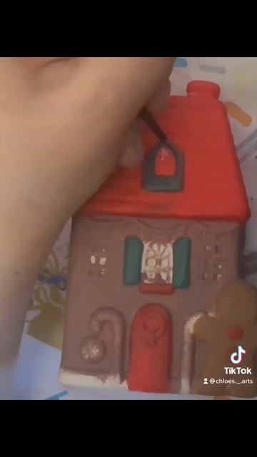 D.I.Y Christmas Gingerbread House Decor #shorts