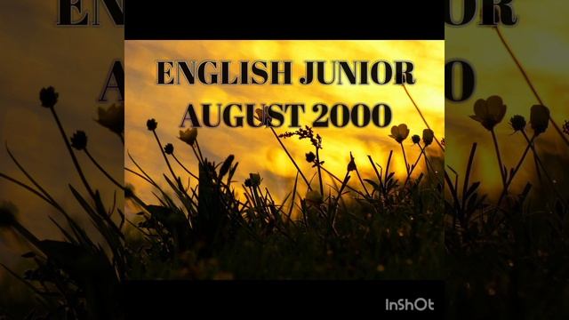 English Junior August 2000@roshinishorthand смотреть онлайн