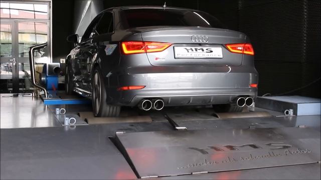 Audi S3 8V mit HMS Performance Klappenabgasanlage смотреть онлайн