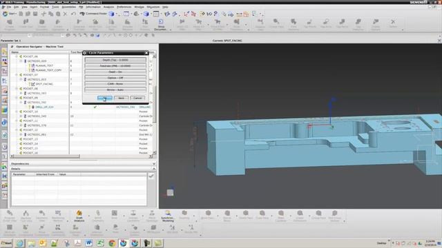 Siemens NX CAM Point to Point Drilling смотреть онлайн