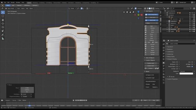 Archipack 2.0 tutorial: Custom objects setup смотреть онлайн