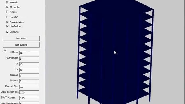 Virtual Building Finite Element Mesh Model смотреть онлайн