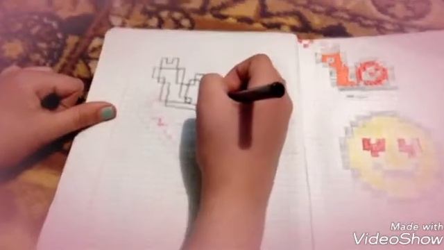 Рисуем улитку по клеточкам!!