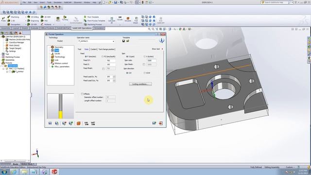 Tutorial solidworks - solidcam basic 2D complete смотреть онлайн