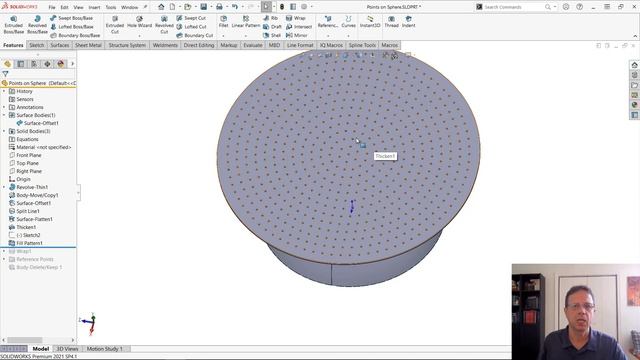 SWPUC32 - Equidistant Points on a Hemisphere Using SOLIDWORKS and/or 3DEXPERIENCE Apps смотреть онлайн